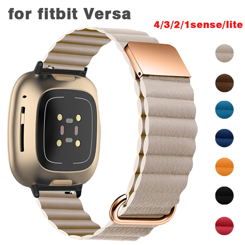 

Strap for Fitbit Versa 3 4 Sense Band Magnetic Silicone Sport Replacement Wristbelt Watchband for Fitbit Sense2 Bracelet