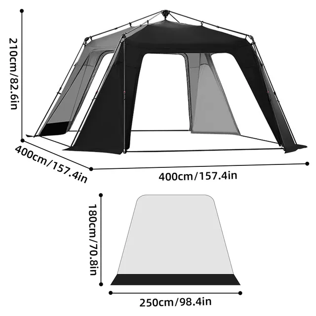 Floor Mat for Canopy Tent Dome Canopy Camping Sun Waterproof Canopy Dome Canopy Dome Shelter Camping Canopy Tent