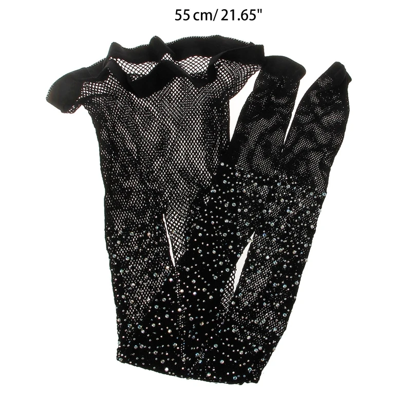 Blingbling Legging Mesh Socks for Rhinestone Hollow Out Pantyhose Solid Diamond Toddler Kids Little Girls Glitter Stocki