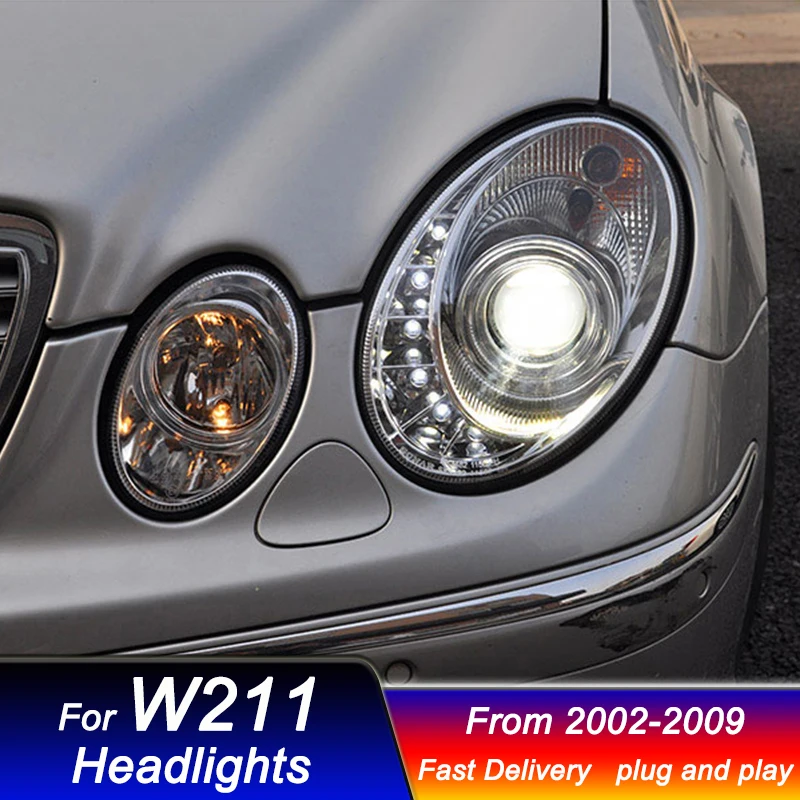 Car Led Headlights For Mercedes-Benz W211 2003-2009 new