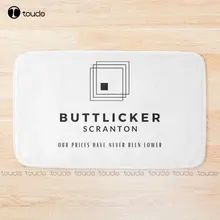 Buttlicker 맞춤형 욕실 러그 매트, 사무실, 와이트, 드와이트, 슈루트 목욕 매트, 우리 가격 한번도 낮춘 적 없음