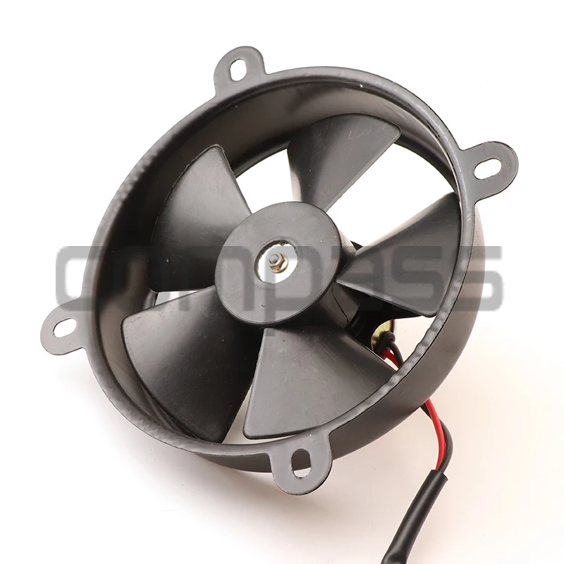 6 Inch Radiator Cooling Fan High Performance 12V Slim Thermo Electric Cooling Fan For 150c 200cc Quad Dirt Bike ATV Buggy