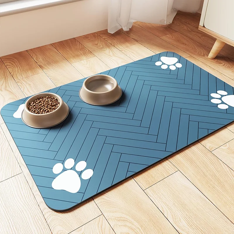 Pet Placemat - Quick-Dry, Waterproof Feeding & Drinking Mat