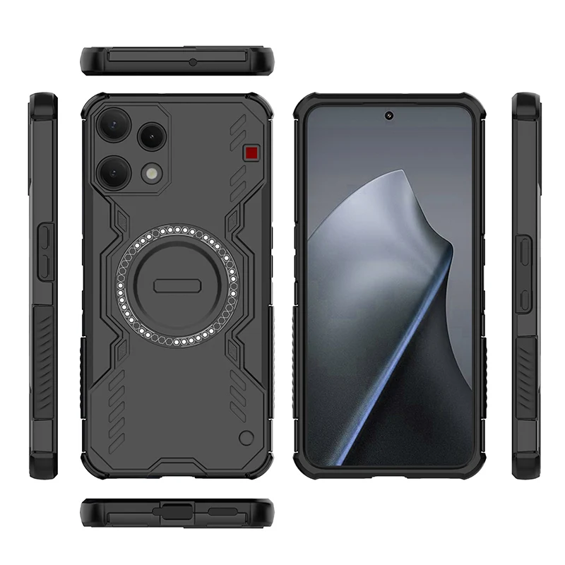 Magnetic Heat-Dissipation Shockproof Phone Case with Non-Slip Protection