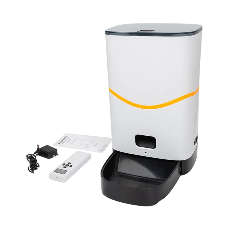 

Cross-border hot selling Amazon smart pet feeder recordable5LLarge capacity timing quantitative for cats and dogs