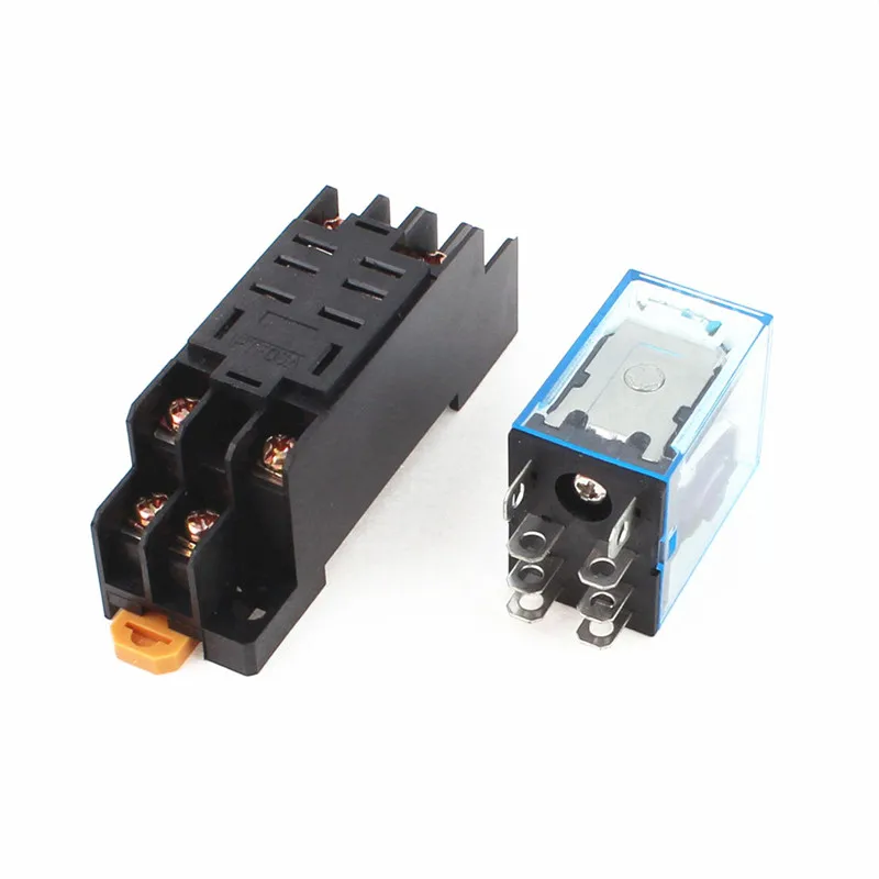 5 pecas rele de potencia 220v 10a entretenimento 2 gb base soquete 01