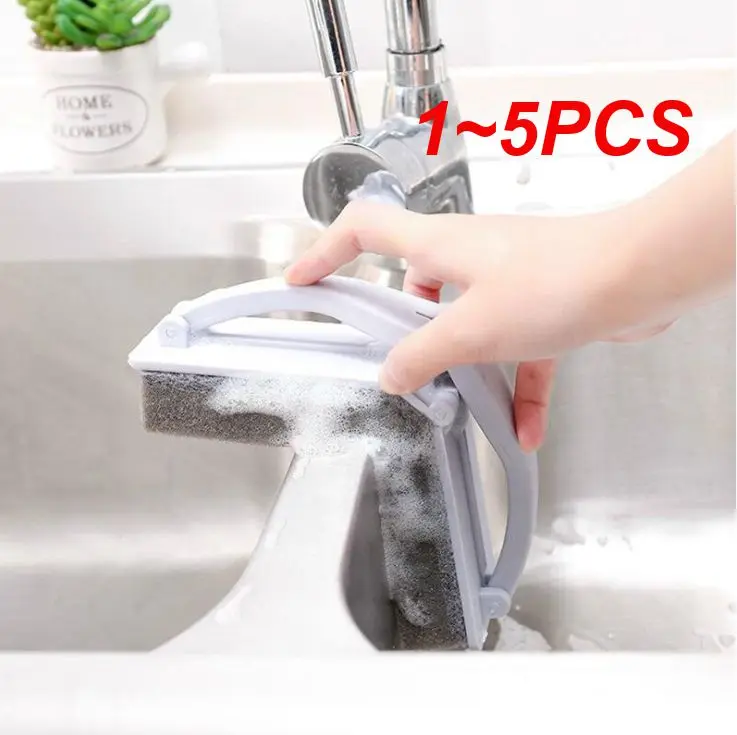 

1~5PCS Kitchen Folding Cleaning Brush Drain Brush Strong Tile Glass Cleaning Brush Sponge Brushes Bathroom Cocina Home Clean