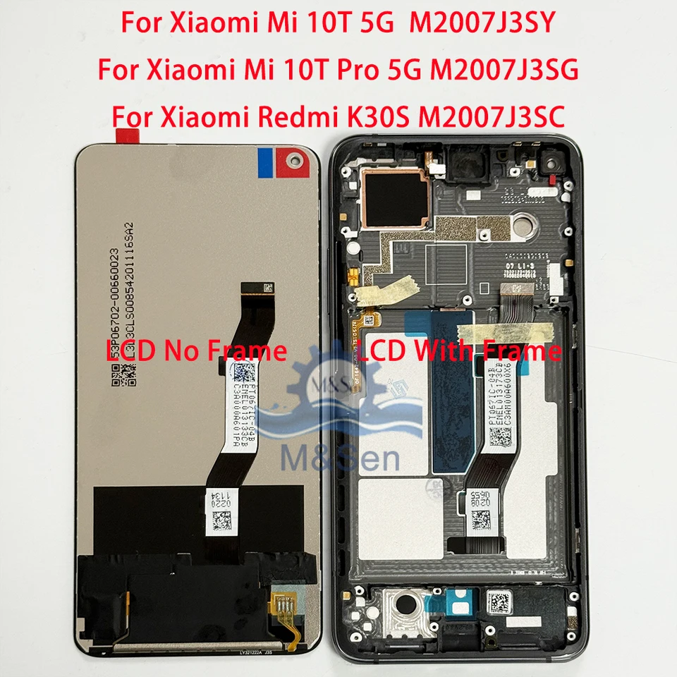 Original LCD Screen For Xiaomi Mi 10T 5G/Mi 10T Pro 5G/Redmi K30S