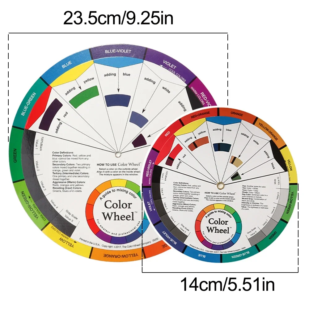 tattoo makeup supplies 1Pcs 12 Color Paper Card Tattoo Color Wheel Circle Chromatic Eyebrow Tattoos Design Nails Professional Pigment Makeup Supplies