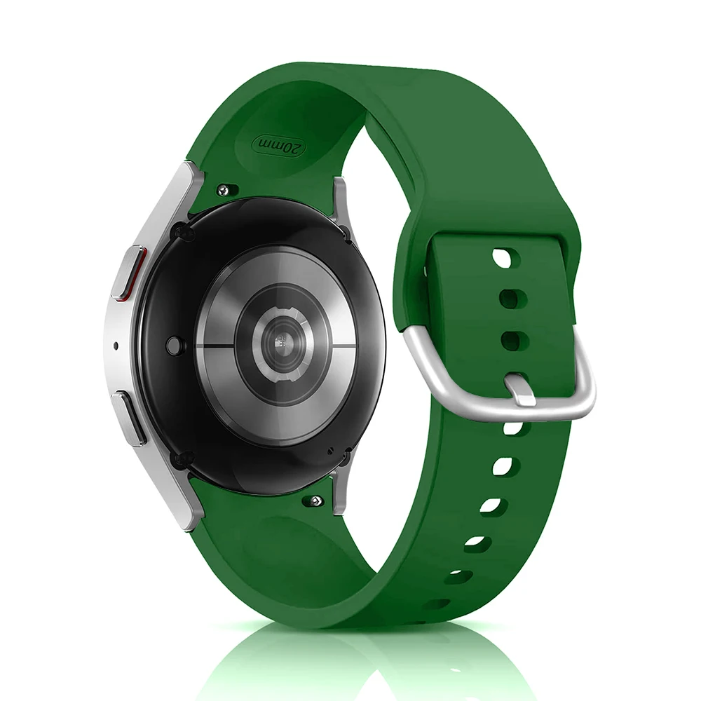 20mm Silicone Smartwatch Strap - No Gaps Design Bracelet