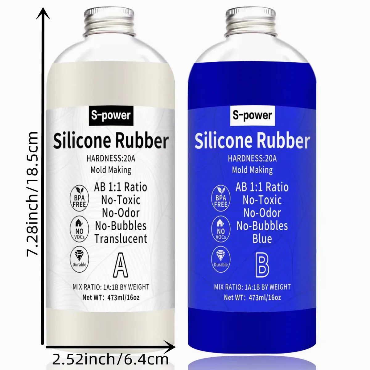 20A Silicone Rubber High Strength Liquid Silicone for DIY Resin
