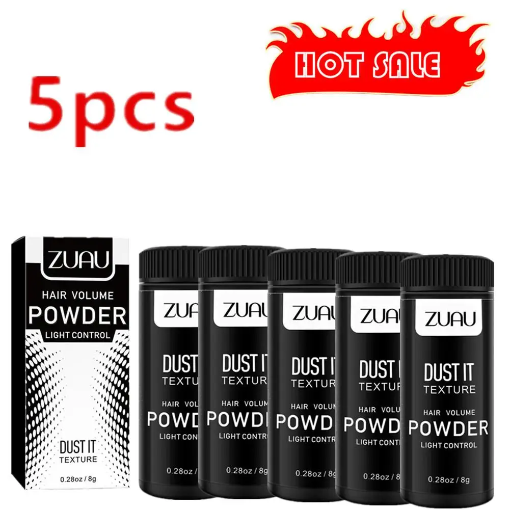 

5pcs Mattifying Powder Increases Hair Volume Captures Haircut Unisex Modeling Styling Fluffy Hair Powder Absorb Grease