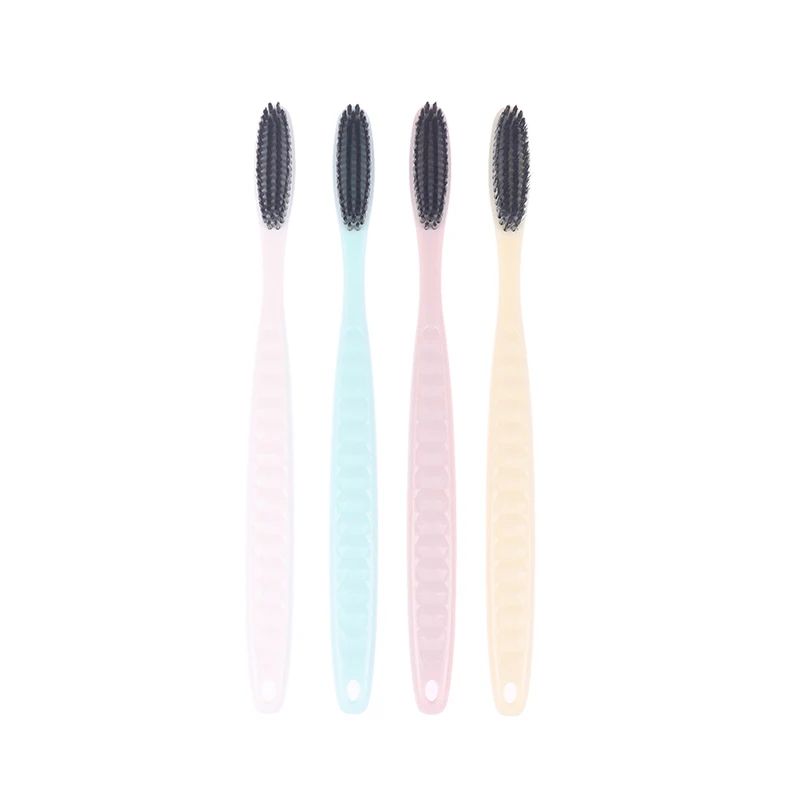 4Pcs 소프트 롱 헤드 성인 빅 헤드 칫솔 일본어와 한국어 편안한 치아 슈퍼 소프트 구강 청소 브러쉬