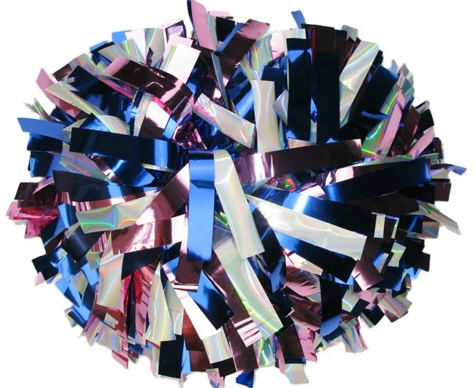 High Quality Cheerleading Pom Poms Direct Factory Supply Made From PET and Plastic
