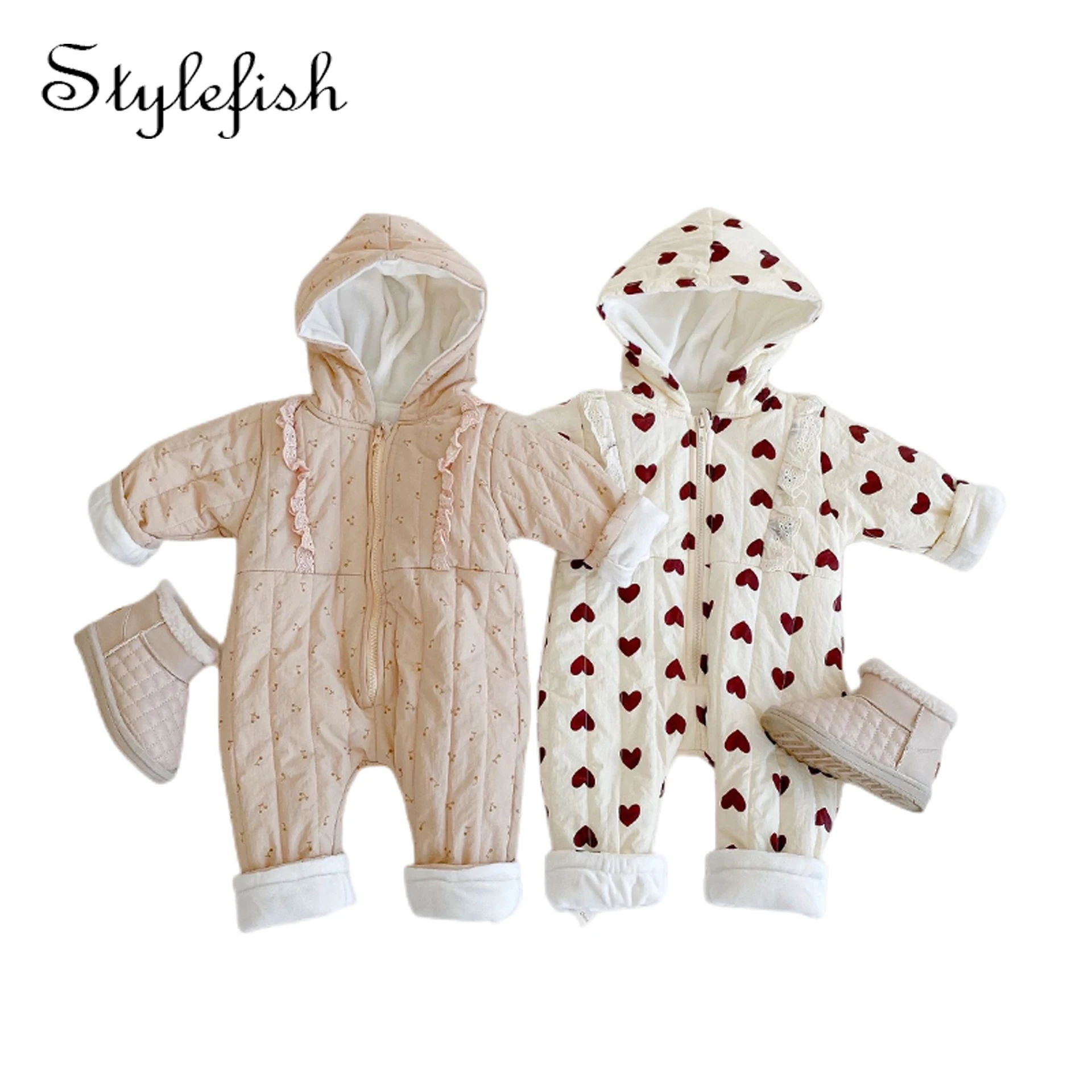 2022-winter-infant-jumpsuit-newborn-girl-hooded-clothes-snow-suit-rompers-thickened-warm-coat-printed-cotton-clothes