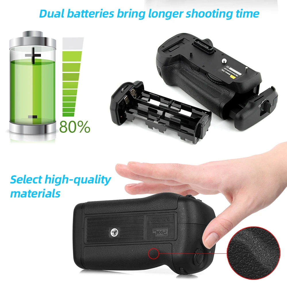 Description Picture 4 of itemPixel MB-D14 DSLR Battery Grip for Nikon D600/D610 Camera Grip Holder Shutter Release Button Nikon Battery Grip