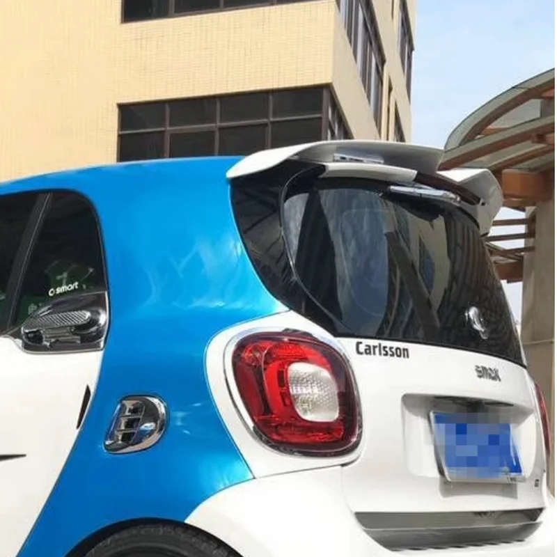 Merced-Benz Smart Fortwo Fourfour 453 하이 퀄리티 ABS 플라스틱 소재, 도색되지 않은 프라이머 지붕 스포일러