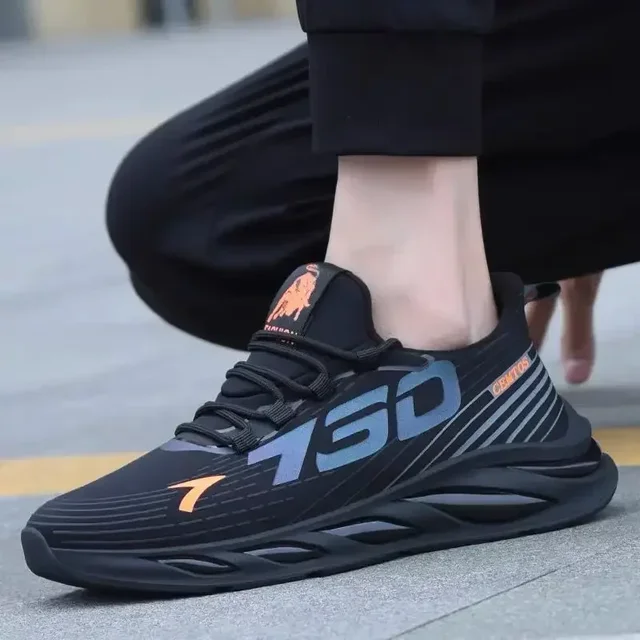 2025 espadrilles décontractées pour hommes sans lacet nouvelle mode chaussures de course respirantes chaussures de sport en plein air marche formation chaussures de Tennis 4