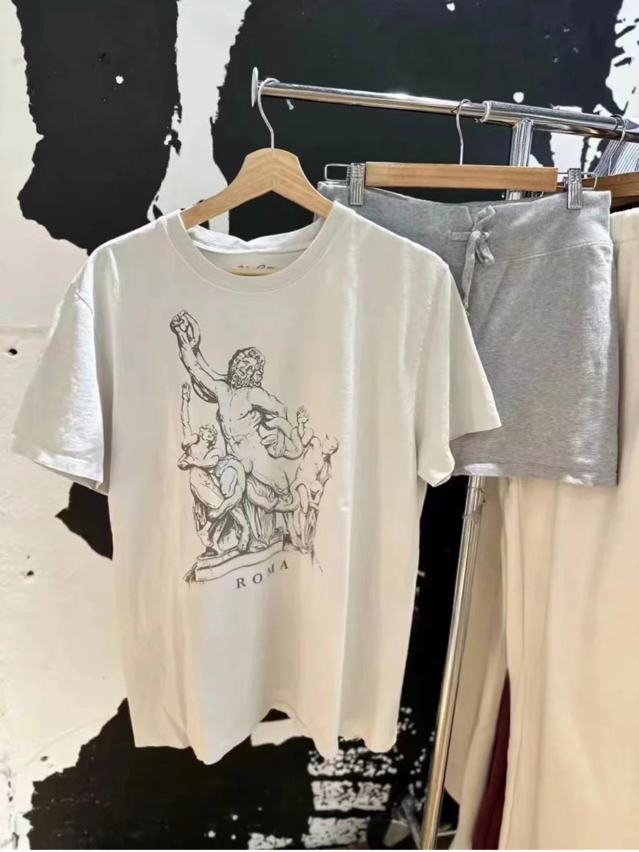 Maglietta Donna 'Be Kind' Con Arcobaleno – Manica Corta – Cotone Morbido – Vestibilità Larga