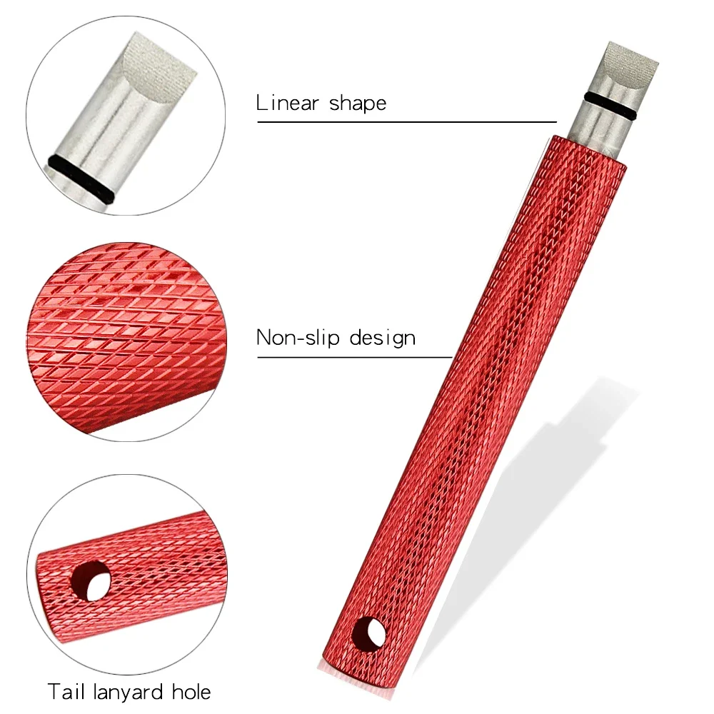 Description Picture 2 of item1PC Golf Club Cleaner Wedge Iron Groove Sharpener  Cleaning Tool Golf Groove Cutter Tool Golf Accessories Sports Parts