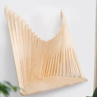 Folding Desk Fashionable Invisible Computer Table Solid Wood Creative Hanging Wall Folding Table Foldable Computer Desk 1