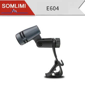 SOMLIMI E604 E 604 톰 스네어 에볼루션 시리즈 카디오이드 악기 드럼 마이크, 클립 암 마운트 포함, 인기 판매