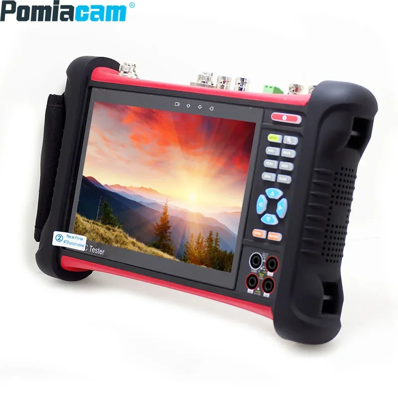 H.265 4K Cctv Tester X7 Movtadhs 8Mp Tvi Cvi Ahd Sdi Cvbs Ip Camera Tester Monitor Con Cavo Tracer Utp/Rj45 Test Del Cavo