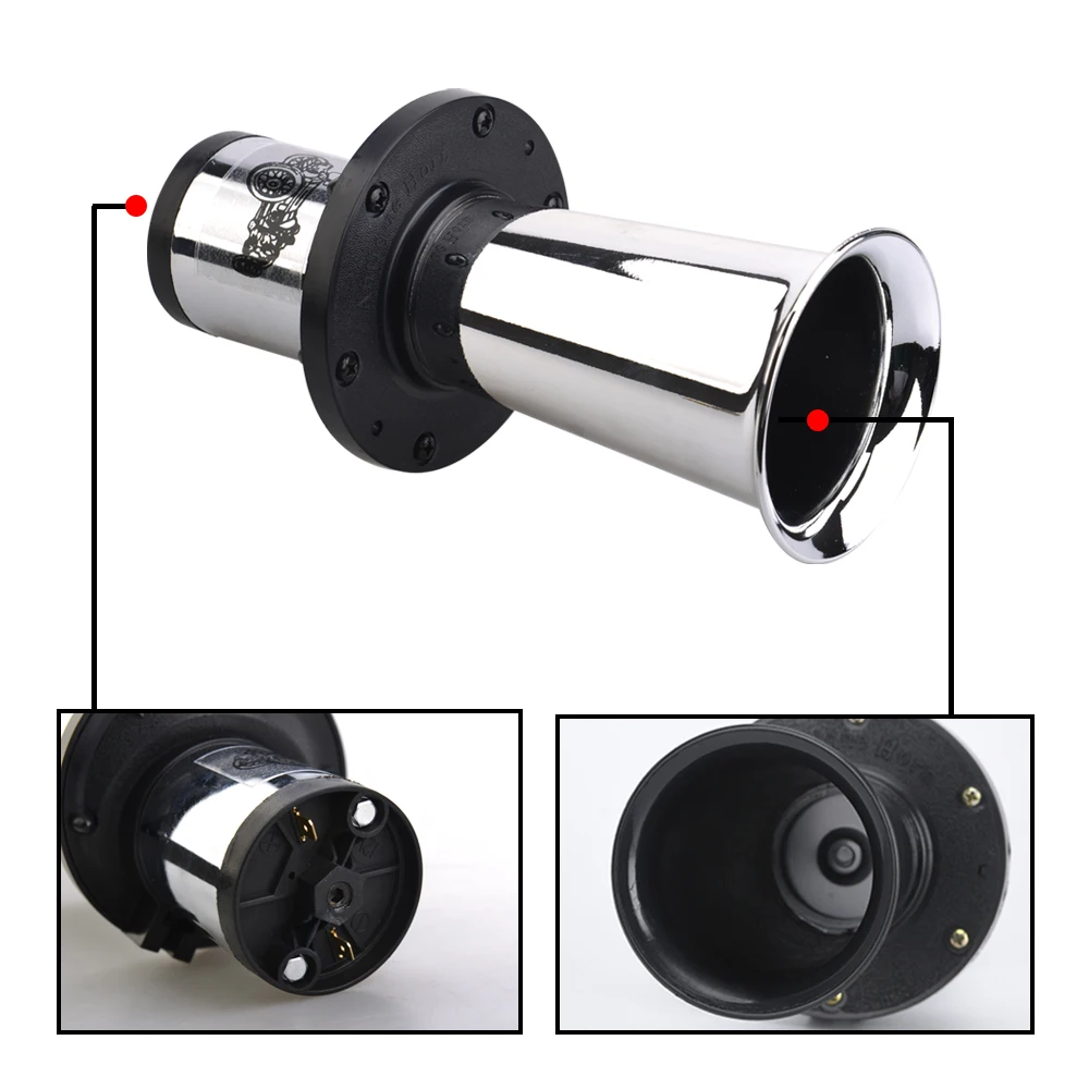 Car Air Horn 12V Vintage Classical Style 115dB For Ford Model T Motorbike