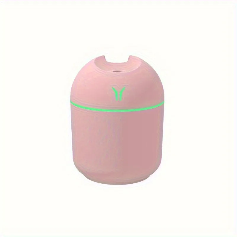1pc Mini High Mist USB Air Humidifier, 1pc, Small Desktop Humidifier, Intelligent Car Aromatherapy Machine, PVC Material