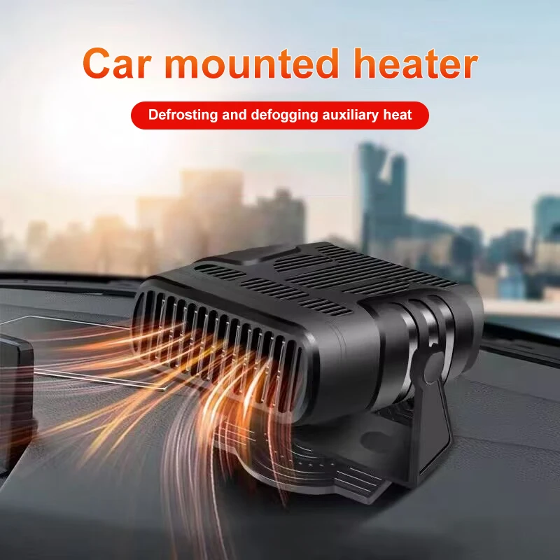 

24V Electric Car Defroster Portable Inter Parts 12V Auxiliary Powerful Heater 360 Rotation Windshield Heating Air Conditioning