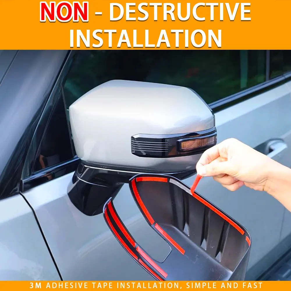 Chery Jetour Traveller T2 2023 2024 Jetour T2 자동차 액세서리 스티커, 외부 리버스 미러 쉘 스티커, 액세서리 용품