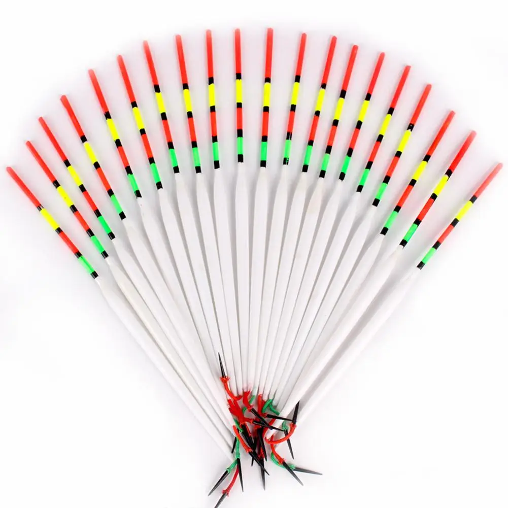 5 Pcs/set Plastic Fishing Floats Simple Fish Floats Reservoir Wind