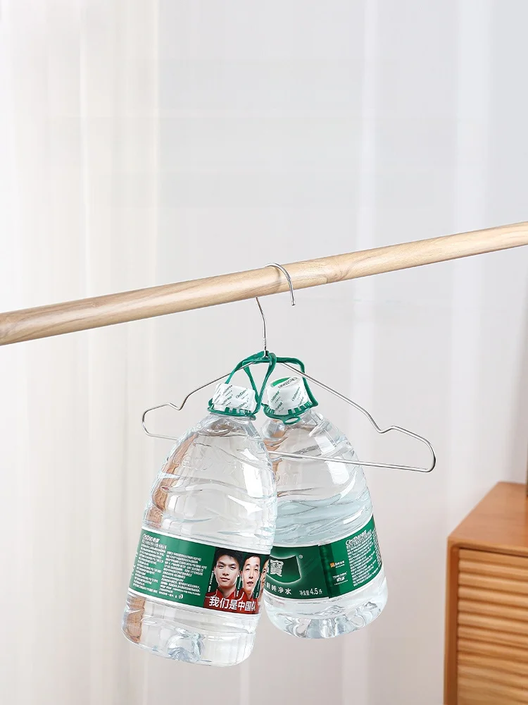 Stainl Steel 304 Clothes Hanger with Steel Stamp Home Use Dryer Clothes Line Holder Rust Proof Double Rod Hanger