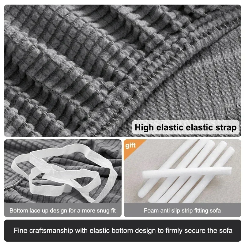 Elastic Jacquard Sofa Cover for Living Room Stretch Slipcovers Corner Sofa Covers L Shape 1 2 3 4 sofa cover