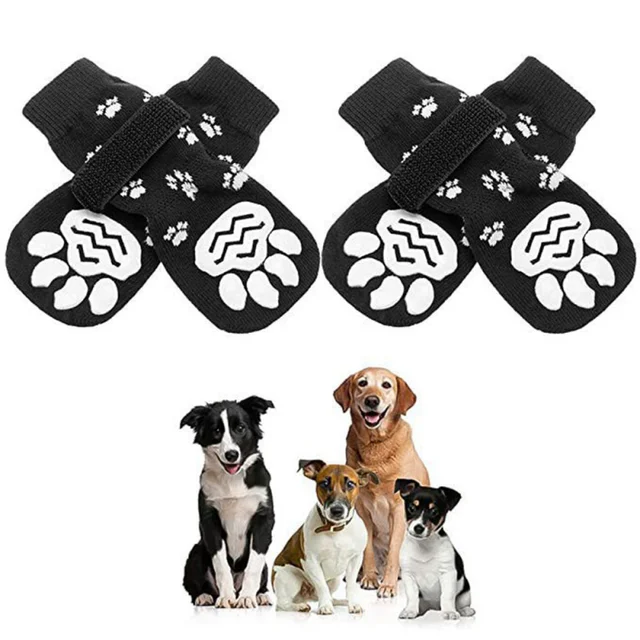 Anti Slip Dog Socks - Dog Grip Socks with Straps Traction Control for  Indoor on Hardwood Floor Wear, Pet Paw Protector 