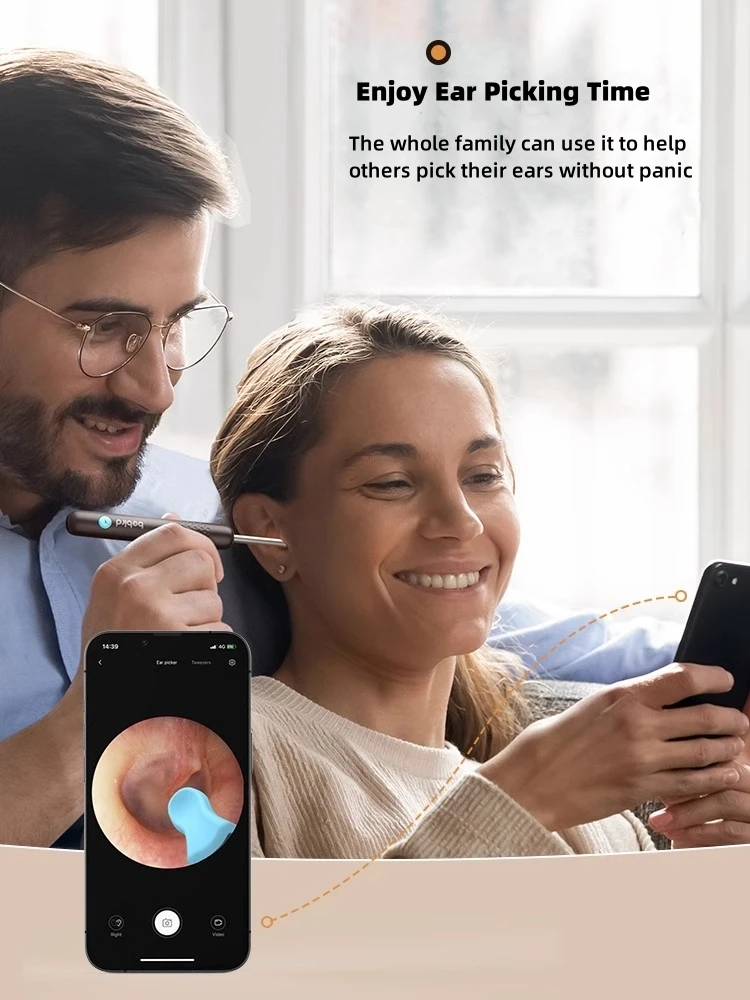 Description Picture 4 of itemBebird R3 Ultra Ear Cleaner Minifit Ear Wax Removal Tool Mini Nose Mouse Examine HD Camera Earpick Otoscope Personal Health Care