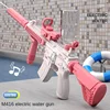 Children Summer Fully Automatic Electric Water Gun Toys Rechargeable Long-Range Continuous Firing Space Party Game Splashing Toy 1