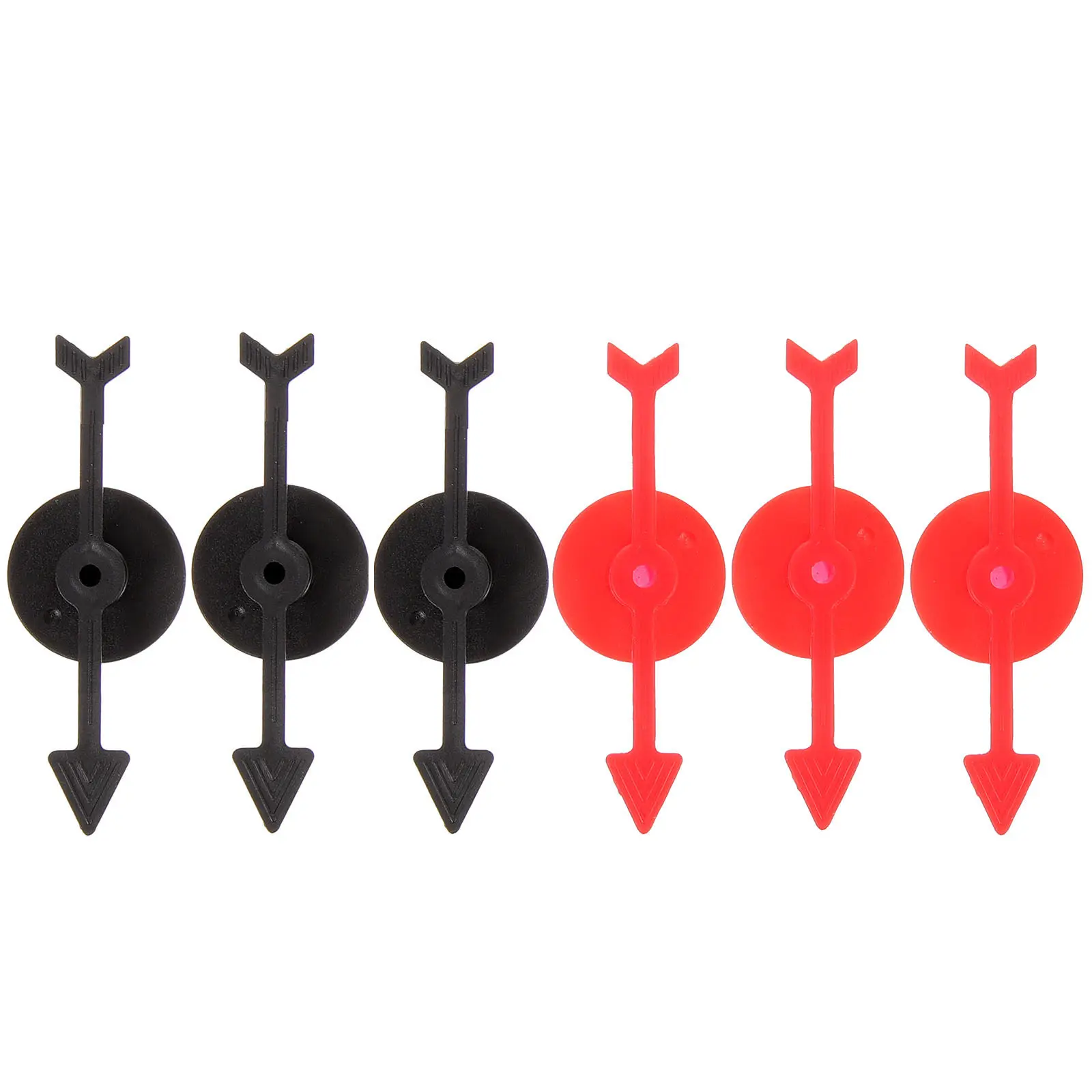 6Pcs 화살표 플라스틱 보드 게임 화살표 교실 프로젝트용 게임 조각 파티 DIY 게임 화살표