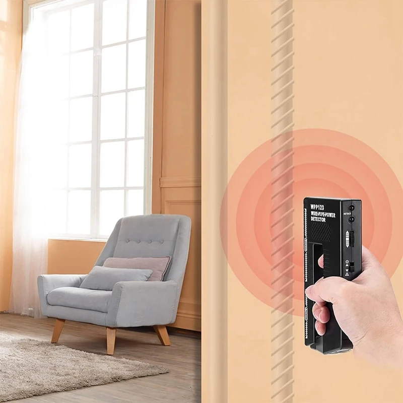 Wall Scanner Metal Detector, High Sensitivity Adjustable Alert Pipe Power Multifunction Wall Scanner, Stud Finder-Y41A