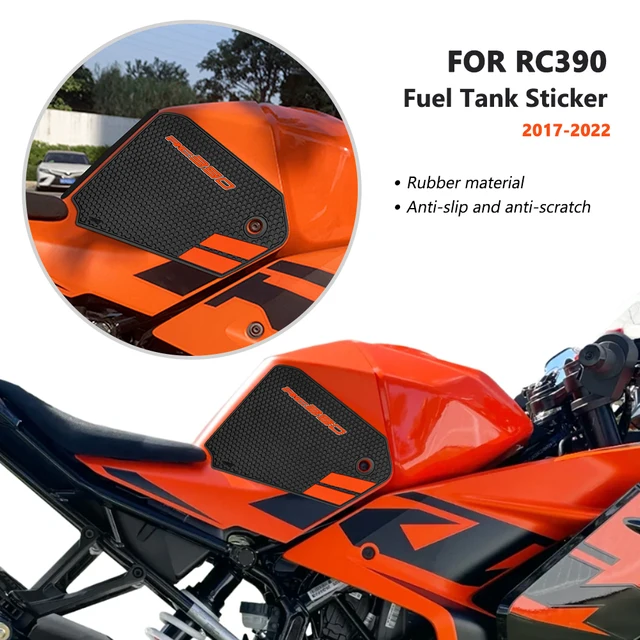 Patins De Traction Pour Réservoir Moto BLOQ - Compatible KTM 890 Duke R (2020-) - Améliore L'adhérence Et Le Contrôle - Noir