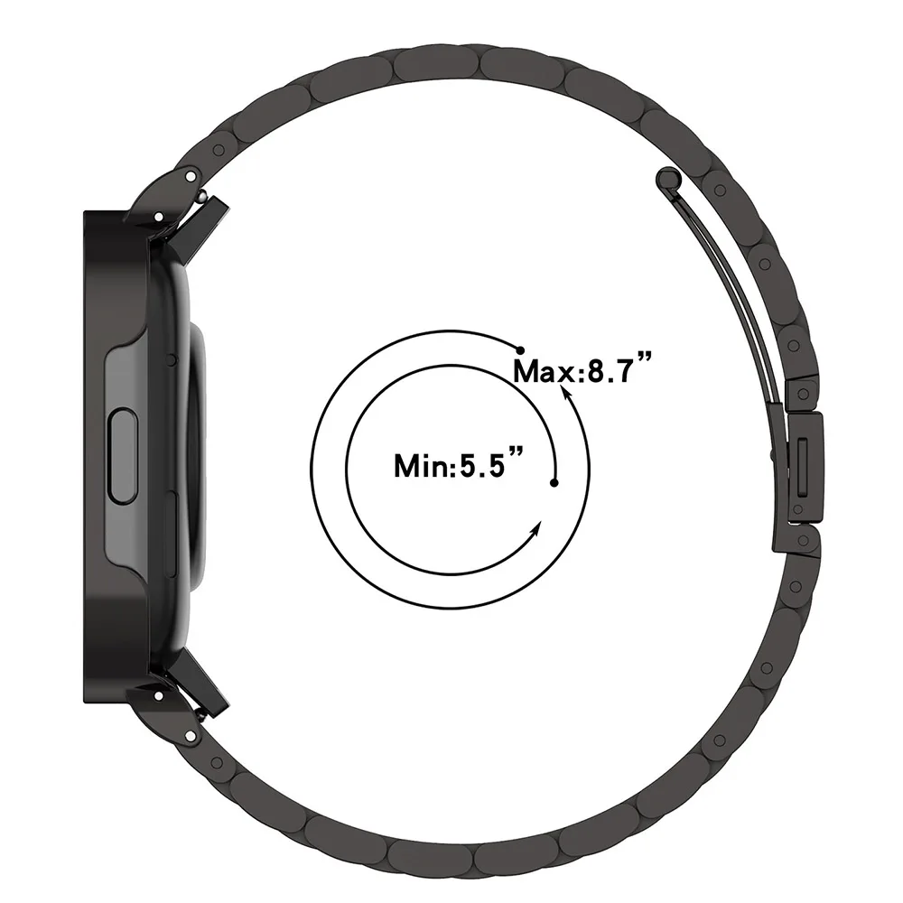 Stainless Steel Metal Strap with Protective Cover