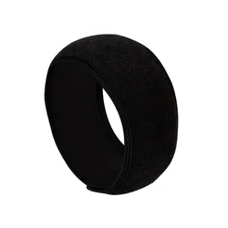 Adjustable Wide Headband for Women - Ideal for Yoga, Spa, Bath, Shower, and Makeup (Black)