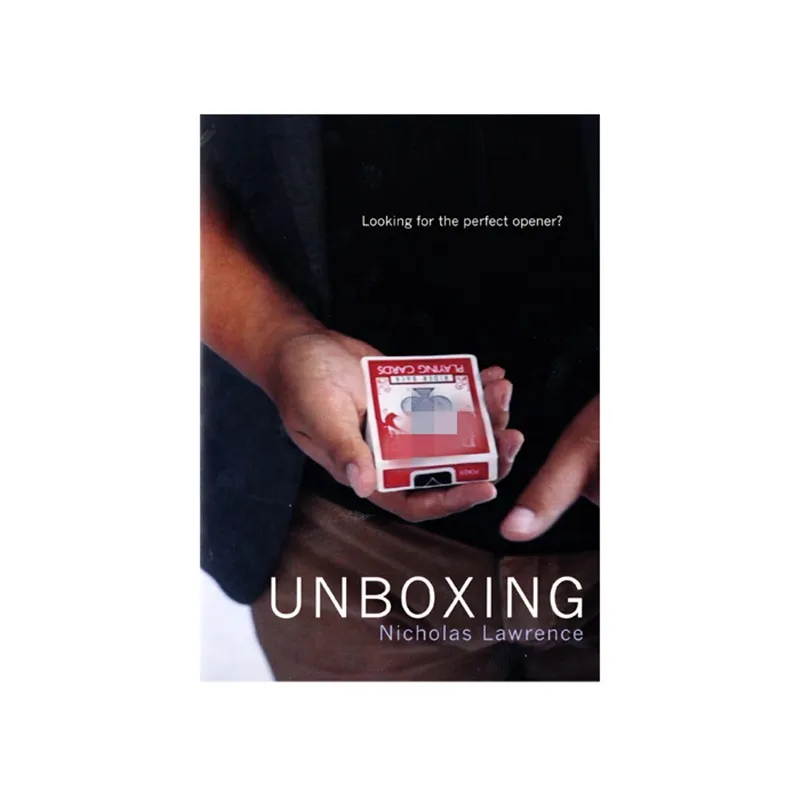 

Unboxing by Nicholas Lawrence Card Magic Tricks,Close Up,Magie Accessories,Stage,Fun,Illusions,Magia Toys