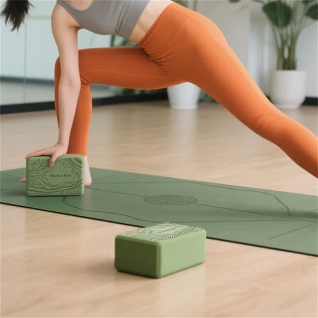 1 Piece Yoga Building Blocks Cubes Reinforcement Mats Sports Pilates Bricks Exercise Home Exercise Equipment Yoga Studio Fitness 3