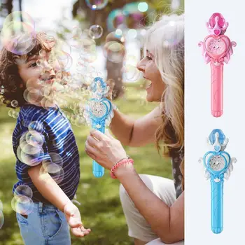 Bubble Machine For Kids Bubble Blower Foam Machine Outdoor Toys Foam Party Machine Magic Wand Bubble Toys Outside Games Party 1