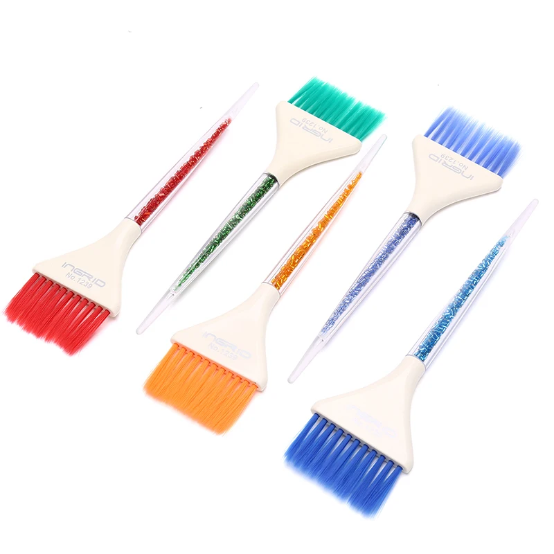 Coloring Hair Dye Brushes Plastic Easy Clean Mixing Bowl Home Salon Barber Hairdressing DIY Haircut Accessories