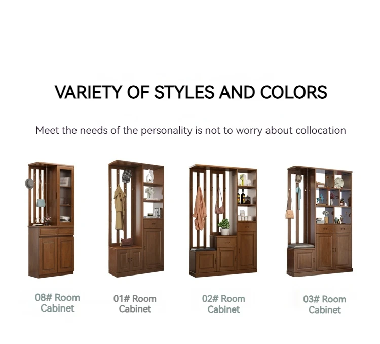 High Quality Modern Multifunctional Entrance Hall Divider Cabinet Corner Wooden Shoe Cabinet With Storage For Living Room