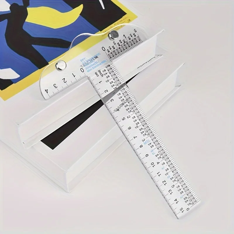1pc 6 Clear T-Square Ruler For Easy Reference While Crafting Must-have T-Square Ruler To Get Things Straight On Paper Cards