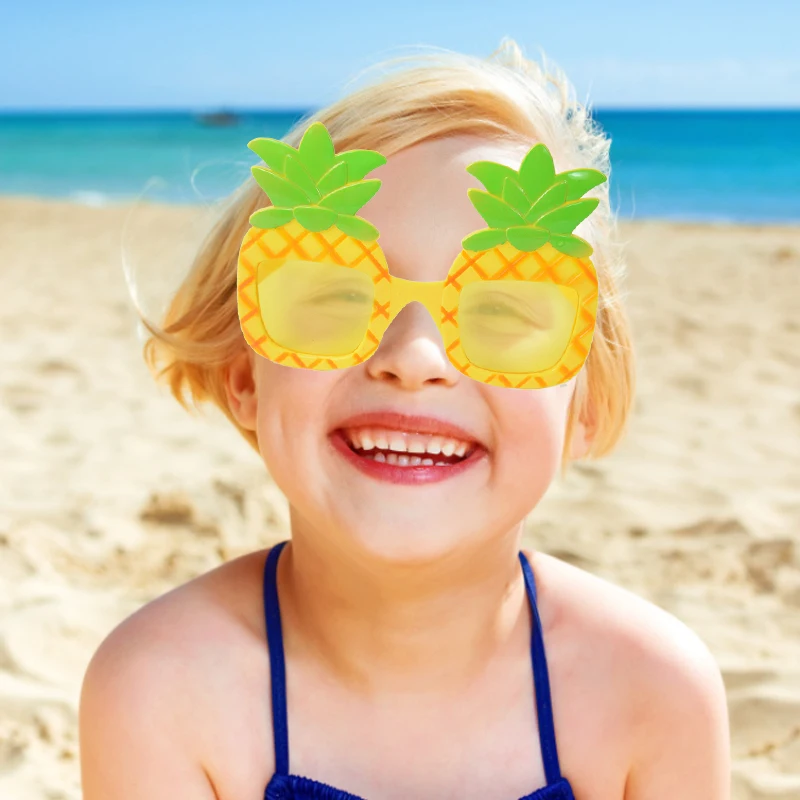 Gafas divertidas hawaianas para Tropical, gafas de sol de guitarra de pájaro de piña, accesorios para de fiesta de disfraces de y cumpleaños, novedosos _ - AliExpress Mobile