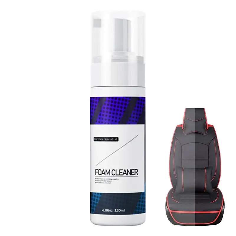 

Foam Car Cleaner 30/120ml Quick Interior Detailing Spray Mild Car Inside Cleaner Effective Car Detailing Spray For Ceilings